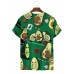 Trendy new fun avocado print T-shirt